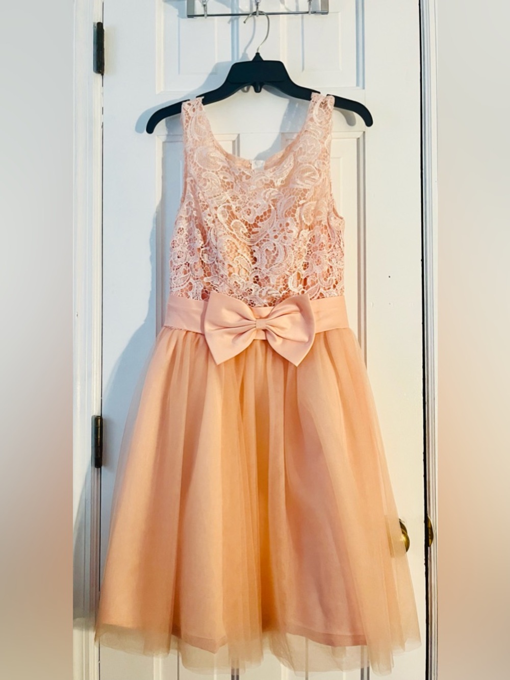 SPEECHLESS (Girls) Size 14 Sleeveless, Lace, and Tulle Holiday dress. Size: 14